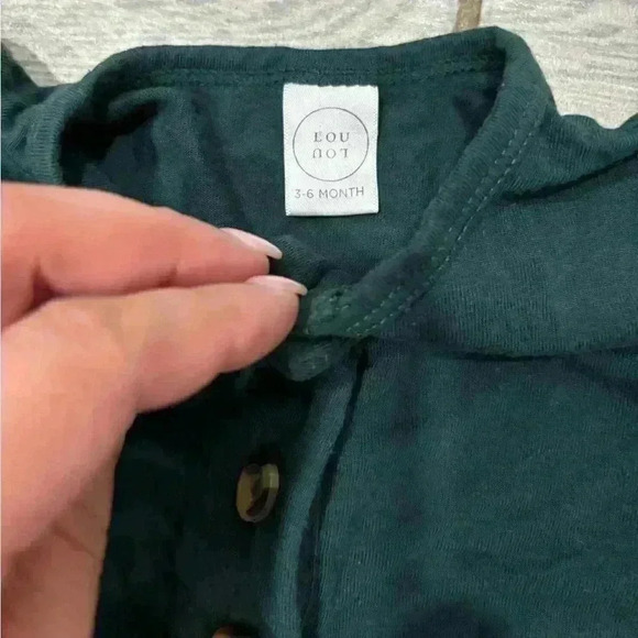 Lou Lou Jordan Green Romper Size 3-6 months - Picture 4 of 4